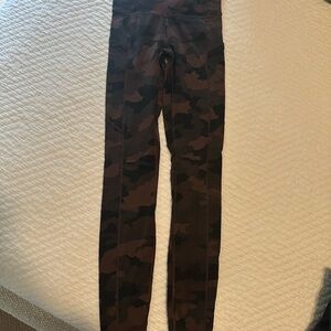 lululemon 25 Inch Fleece Lined Fast & Free Leggings
